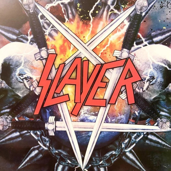 2006 Slayer  The Unholy Alliance Tin Sign Preaching To The Perverted Tour - Picture 6 of 16